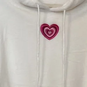 Angel Cult | Tops | Nwt Angel Cult Super Soft Fuzzy Heart